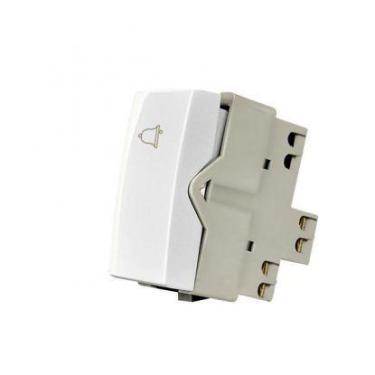 Imagem de Modulo Interruptor Pulsador Campainha Margirius Sleek Branco - 16053