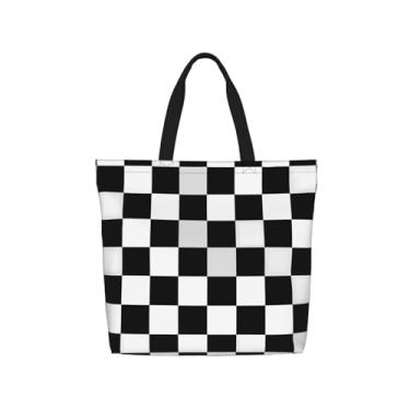 Imagem de yalinan Bolsa feminina grande com zíper e bolso, bolsa de ombro reutilizável para compras, trabalho, academia, presente perfeito para mulheres