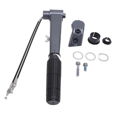 Imagem de ZAWELIYO Conjunto de manípulo do acelerador externo 6B4-42111-00-4D, controle de acelerador de alumínio para motores de 2 tempos 9,9-15 cavalos de potência - substituição direta OEM