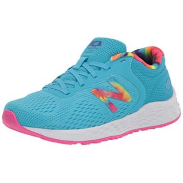 Imagem de Tênis de corrida New Balance infantil Arishi V2 com cadarço, Bayside/Peony, 6.5 Big Kid