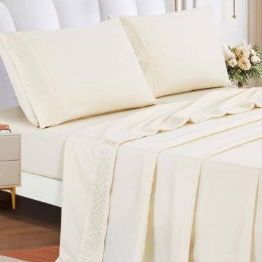 Imagem de Jogo Cama King Imperiale Algodão 300 Fio Bordado Sofisticado