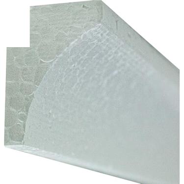 Imagem de Moldura Isopor Sanca Para Led Kit 2 4 6 8 10 Metros Spot Roda Teto Forro 5cm (2 Metros)