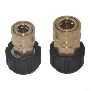 Imagem de Conector rápido fêmea 1/4 3/8 para adaptador de lavadora de pressão fêmea M22 14 mm 15 mm (1/4)
