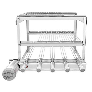 Imagem de Churrasqueira Grill MULTINÍVEL Inox SEVEFORT 5 Espetos Giratórios