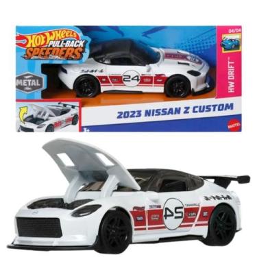 Imagem de Carrinho hot wheels pull-back speeders metal 2023 nissan z - mattel hw