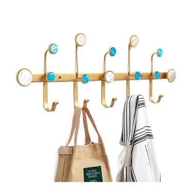 Imagem de Cabide de ferro montado na parede roupas casaco chapéu chapéu gancho cabide chaves suporte acessórios de parede organizador quarto decoração casa ganchos de parede chapéu rack guarda-chuva suporte