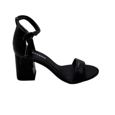 Imagem de Sandalia Bottero feminino Verão Em couro, 35, Preto