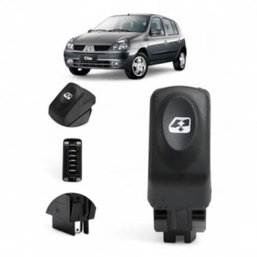 Imagem de Botão Interruptor Vidro Elétrico 5 Pinos Clio Scenic 2002 13 - IMPORTA
