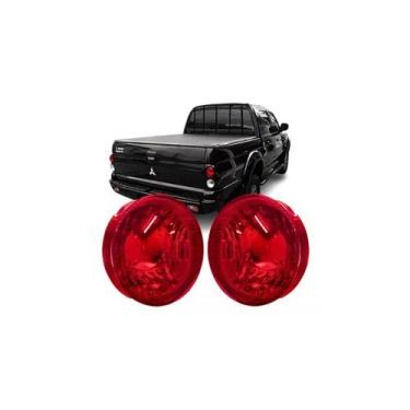 Imagem de PAR Lanterna Traseira L200 03 07 Hpe 06 10 Vermelha - DF&B