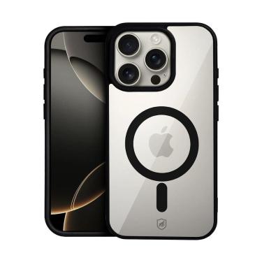 Imagem de Capa Case Capinha Magsafe Para Iphone 16 Pro Max - Preta - Gshield