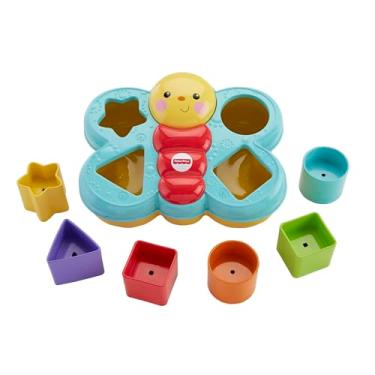 Imagem de Fisher-Price Brinquedo para Bebês Encaixa Borboleta para crianças a partir de 6 meses