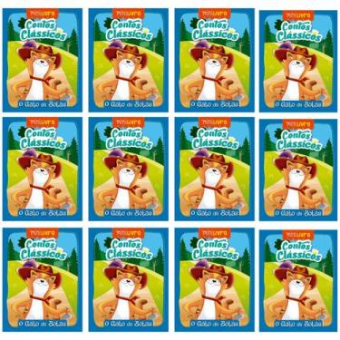 Imagem de Kit 25 Mini Livros Conto classico Infantil - O Gato de Botas - Ciranda