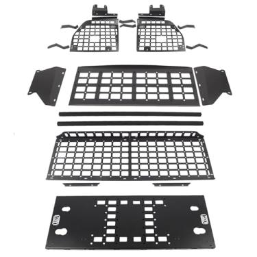 Imagem de CTH Para Toyota Sequoia 2008-2022 Molle Panel Trunk Organizers Storage Cargo Suporte de Bagagem Kit de Prateleira Acessórios para Carro 1 Conjunto (Prateleira de Armazenamento + Mesa Multifuncional)