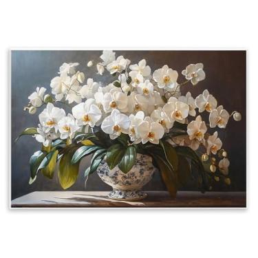 Imagem de Stupell Industries Arte de placa de parede de arranjo de orquídeas elegante, design de Franklyn Gregory, 25 x 38 cm