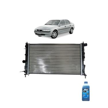 Imagem de Kit Radiador GM Vectra GLS 2.2 e 2.0 1997 + Aditivo Radiador Visconde RV Cool Azul