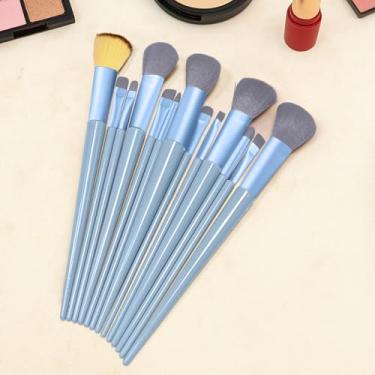 Imagem de Conjunto de 13 pincéis de maquiagem, kit de maquiagem, corretivos de base em pó, sombra, blush, kit de pincéis de maquiagem