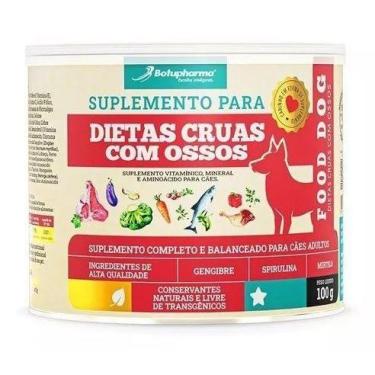 Imagem de Suplemento Food Dog Dietas Cruas Com Ossos Botupharma 100G E 500G Para