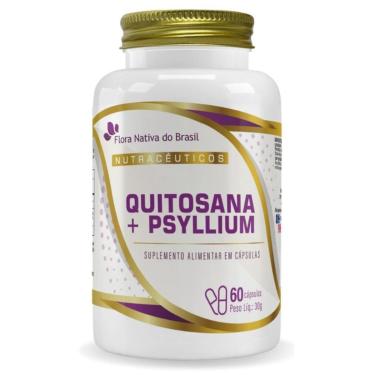 Imagem de Quitosana Com Psyllium 90 Cápsulas Flora Nativa-Feminino