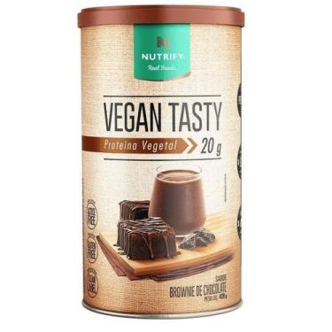 Imagem de Vegan Tasty (420g) - Sabor: Brownie de Chocolate - Nutrify, Brownie de