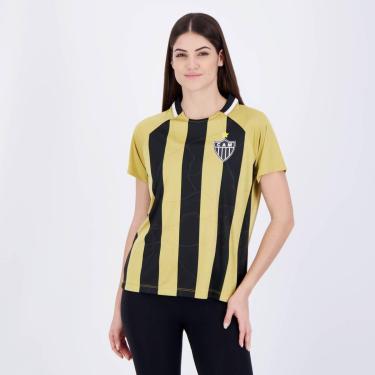 Imagem de Camisa Atlético Mineiro Euforia Feminina Dourada-Feminino