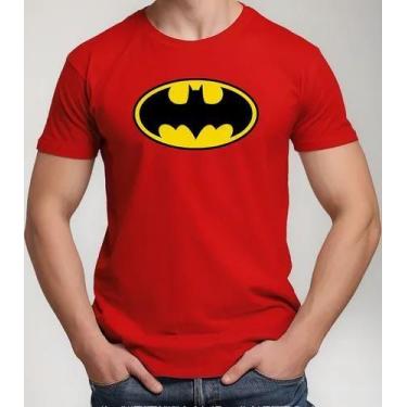 Imagem de Camiseta Camisa Adulto Feminina Masculina Algodão Batma n Morcego Heró