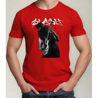 Imagem de Camiseta Camisa de Algodão Adulto Masculina Feminina  De Rock Slash Gu