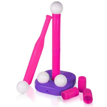 Imagem de Conjunto T-Ball Liberry ajustável para crianças com bastão de beisebol