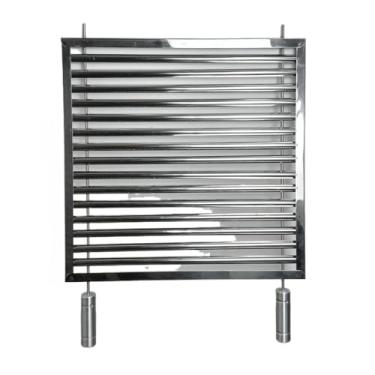 Imagem de Grelha Churrasqueira，AçO InoxidáVel，Capacidade de Carga DuráVel e Resistente，Adequado para Acampamentos em FamíLia, Churrascos e Outras Atividades ao ar Livre(60x40)