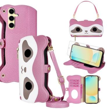 Imagem de Asuwish Capa de telefone para Samsung Galaxy S24 FE XHX EUA rosa