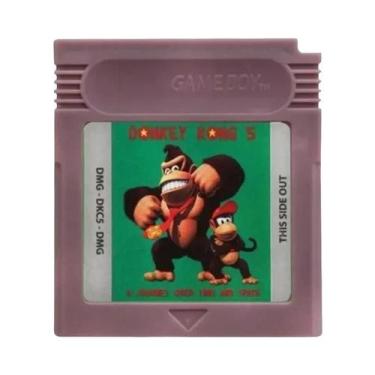 Imagem de Cartucho De Videogame De 16 Bits GBC Mario Wario Donkey Kong Yoshi Col