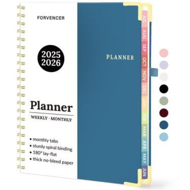 Imagem de Calendário mensal semanal do Academic Planner Forvencer 2025-2026