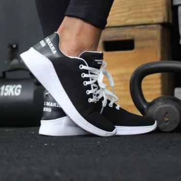 Imagem de Tênis de Treino Academia Feminino Drop Set Anti Derrapante Conforto So