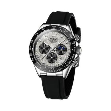 Imagem de Relógio De Pulso Masculino De Luxo À Prova d'Água Luminosa OLEVS 2875 