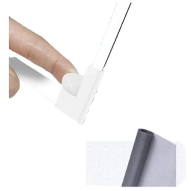 Imagem de UULANFA Tela magnética para janela – sem furadeira, fácil instalação, corte faça você mesmo, para ajustar, tela de malha removível à prova de insetos para apartamentos com janelas de casa