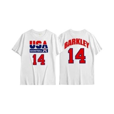 Imagem de Camiseta Masculina Oversize Vintage Dream Team 1992 Basquete Casual Al