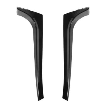 Imagem de aqxreight Janela Traseira Lateral Spoiler Asa Design Esportivo Abs Guarnição Aprimoramento Aerodinâmico para Mk5 R32 20032008 par (preto brilhante)