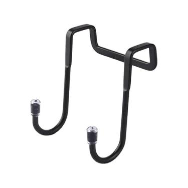 Imagem de 1 gancho duplo em forma de S de aço inoxidável, montagem na parede sem perfuração, gancho portátil sem rastreamento para pendurar roupas, toalhas, adequado para cozinha, banheiro, porta de armário