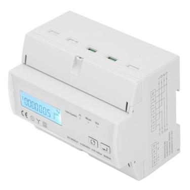 Imagem de Acouto Medidor de Energia Bidirecional Trifásico Com Luz de Fundo LCD, Monitoramento Em Tempo Real e Recursos para Gerenciamento Residencial