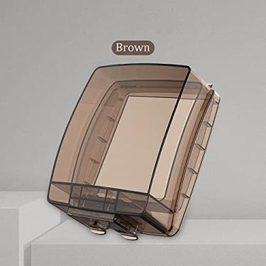 Imagem de Painel de Tomada Interruptor Box Tipo Capa Transparente IP55 86 Caixa Banheiro Alta Durabilidade Fácil Usar Ferramenta D