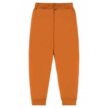 Imagem de Calça Infantil Menino Moletom Laranja Up Baby-Masculino
