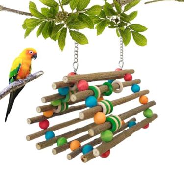 Imagem de Balanço para Periquitos | Suporte de Gaiola de | Baloiços Interativos Para Periquitos - Para Caturras Calopsitas Agapornis Canários Coelhos Porquinhos-Da-índia Chinchilas e Outros Pequenos