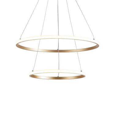 Imagem de Lustre Pendente Nitrolux Lp-402D Dourado Led Bivolt Dourado