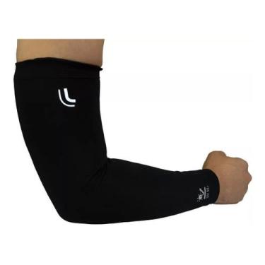 Imagem de Manguito Unissex Proteção Uv+50 Lupo, G, Preto