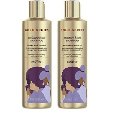 Imagem de Shampoo Pantene ProV Gold Series Boost Hidratação 270mL (Pacote com 2)