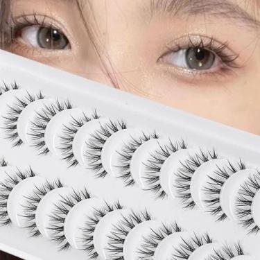 Imagem de Pacote de 10 pares de cílios postiços Outopen Manga Natural Look