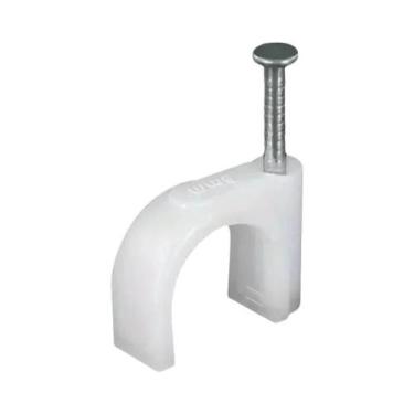 Imagem de Pacote Com 100 Presilhas De Cabo 4-20mm, Grampos De Fio Coaxial Para O