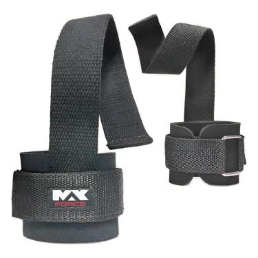 Imagem de Fita Strap Munhequeira Faixa De Pulso Grip Luva Max F Preto