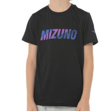 Imagem de Camiseta Infantil Mizuno Energy Stamp Jr, Preto, 6