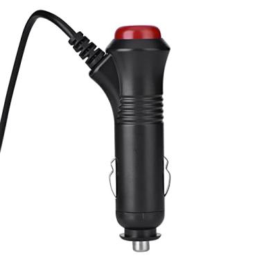 Imagem de Naroote Cabo Adaptador de Alimentação de Isqueiro para Carro, Com Plugue de Mola, Interruptor, Luz Indicadora e Fusível, Comprimento de Cabo de 1,9 M, para Porta de Carregamento DC 5,5 * 2,1 Mm,