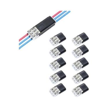 Imagem de Conectores Rápidos De Emenda De Fios, Bloco De Terminais Compacto Univ